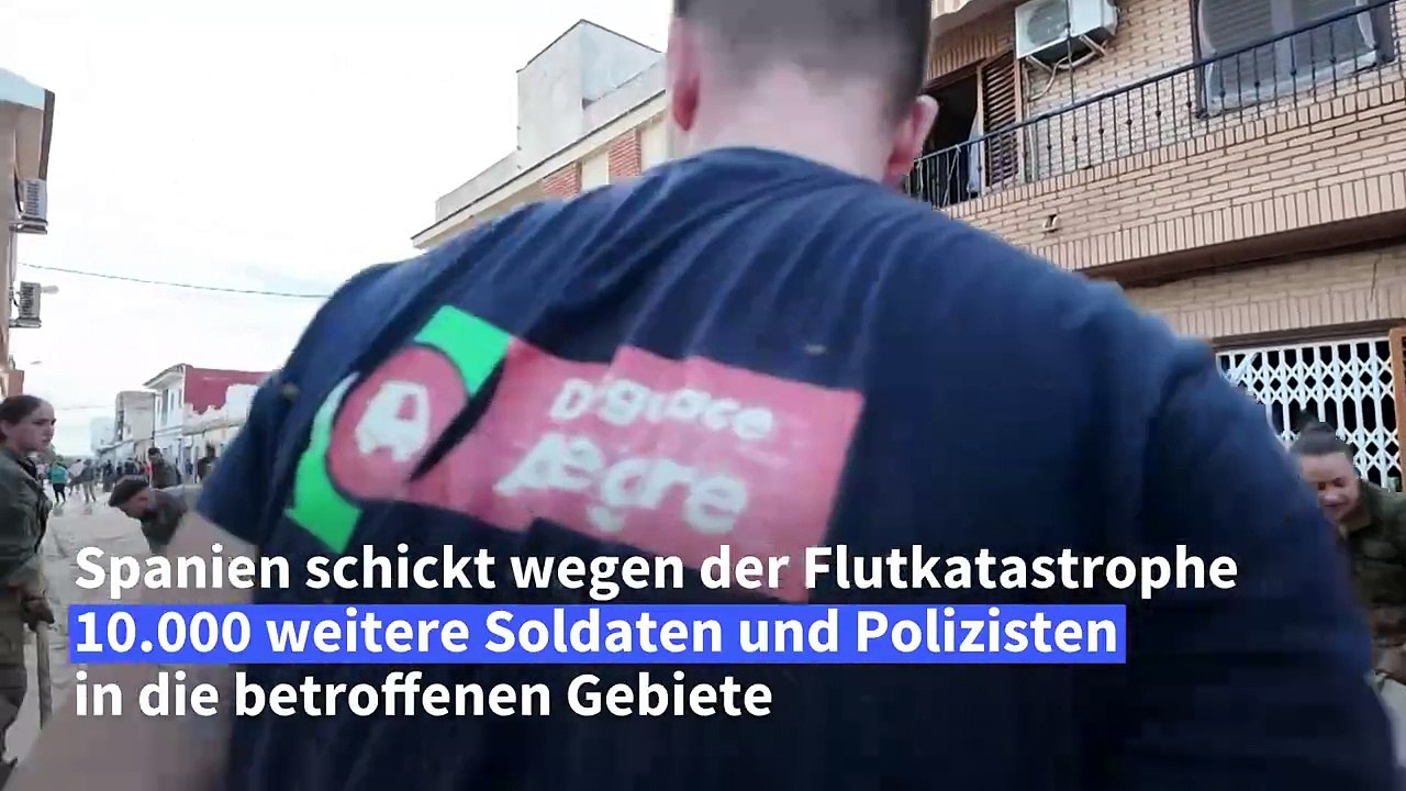 Flutkatastrophe in Spanien: Größter Armee-Einsatz in Friedenszeiten