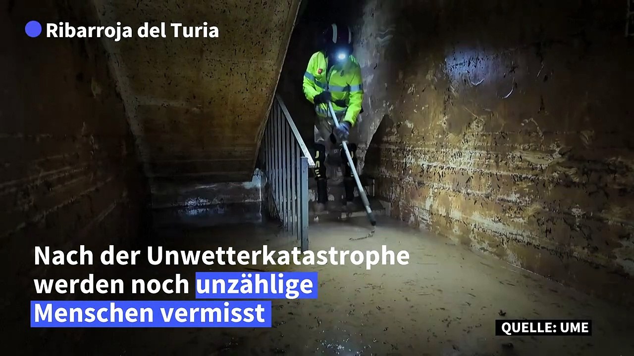 Flutkatastrophe: Suche nach Opfern in Tiefgaragen