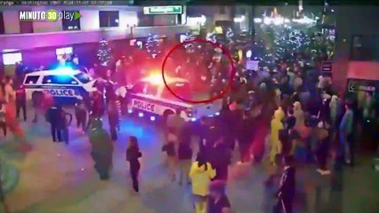 Momento exacto del tiroteo en Orlando durante Halloween dos muertos y seis heridos