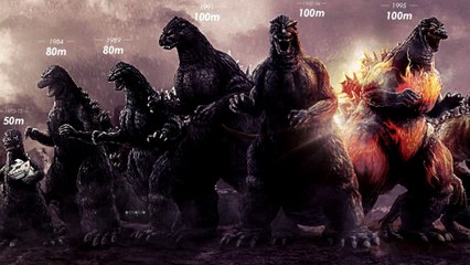 Las 10 versiones MÁS GRANDES de Godzilla