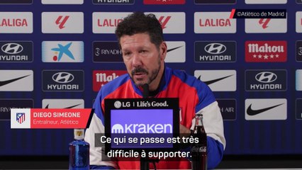 Simeone : "Jouer ce week-end n'a aucun sens !"
