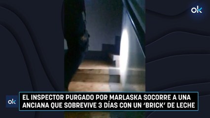 El inspector purgado por Marlaska socorre a una anciana que sobrevive 3 días con un ‘brick’ de leche