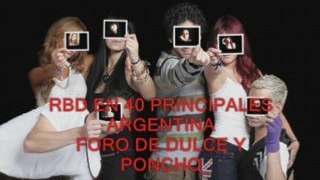 RBD 40 PRINCIPALES 5 (Argentina) Foro Dulce y Poncho