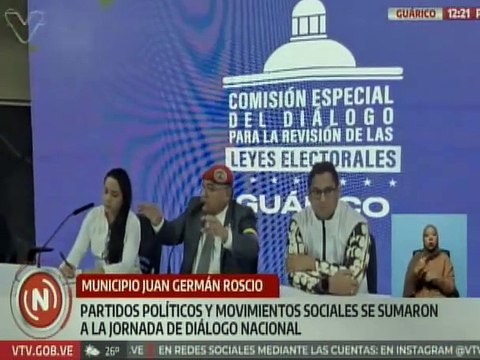 Guárico | Movimientos sociales y políticos participan en mesas de diálogo nacional