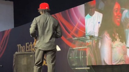 Dancer's slow motion performance looks like a live animation unfolding on stage