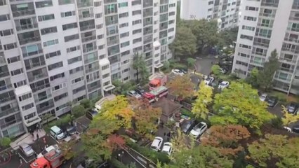 경남 창원 아파트에서 불...3명 부상·25명 대피 / YTN