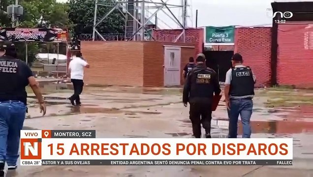 detenidos por disparos