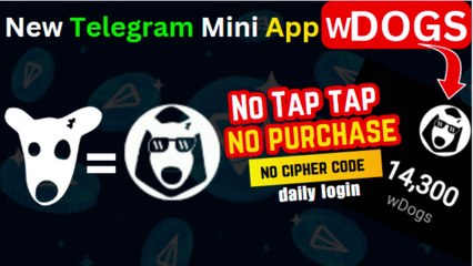 WDOGS Airdrop Withdrawal Update 🚀 — No Tap Tap, No Cipher Code, No Purchase Needed!