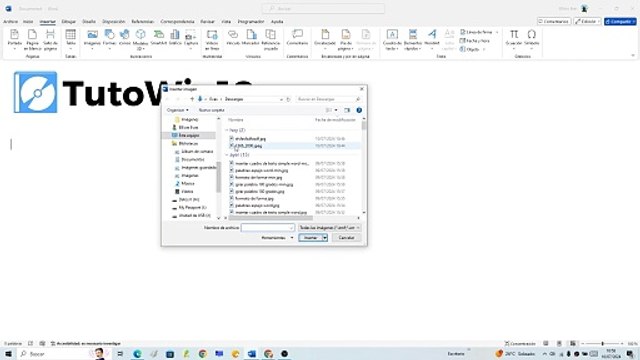 Como COLOCAR una IMAGEN al LADO de OTRA en WORD