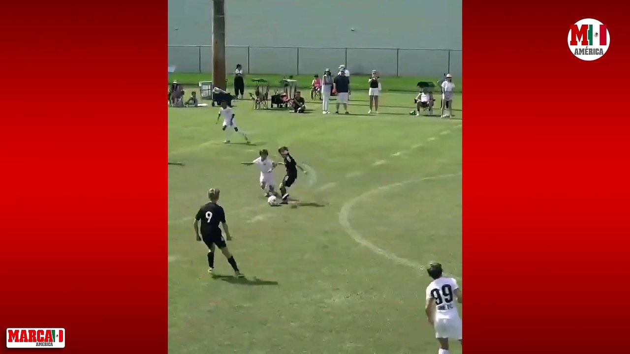 Mateo Messi anota un golazo con las inferiores del Inter de Miami