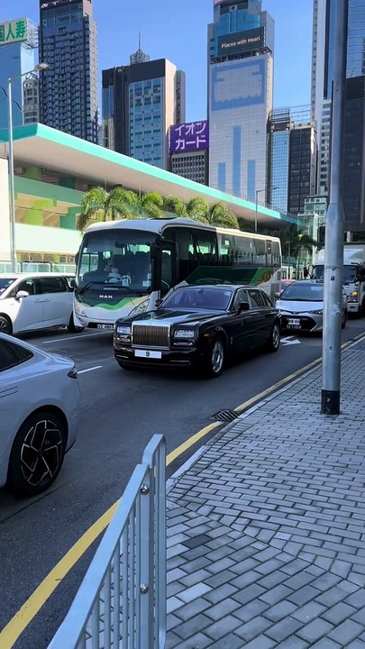 The number 9 Phantom, the license plate is more valuable than the car
