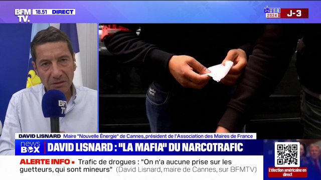 Trafic de drogue: Sur les guetteurs, qui sont mineurs, on n'a aucune prise , regrette David Lisnard, maire LR de Cannes