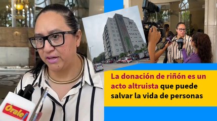 donación de riñón es un acto altruista que puede salvar la vida de personas