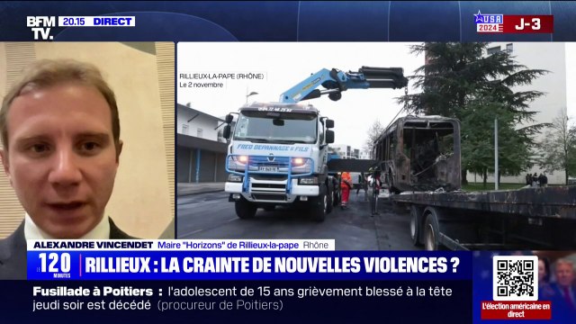 Rillieux-la-Pape: Les moyens que nous sommes en train de déployer vont ramener le calme , assure le maire Alexandre Vincendet (Horizons)