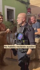 Un bombero francés alucina al llegar a Valencia y enterarse de que son la primera ayuda en llegar