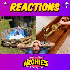 Outdoor Crafts That Impress!  The Dudes REACT to 5-Minute DIY Ideas!