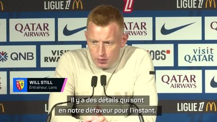 Lens - Still : "Des détails en notre défaveur"