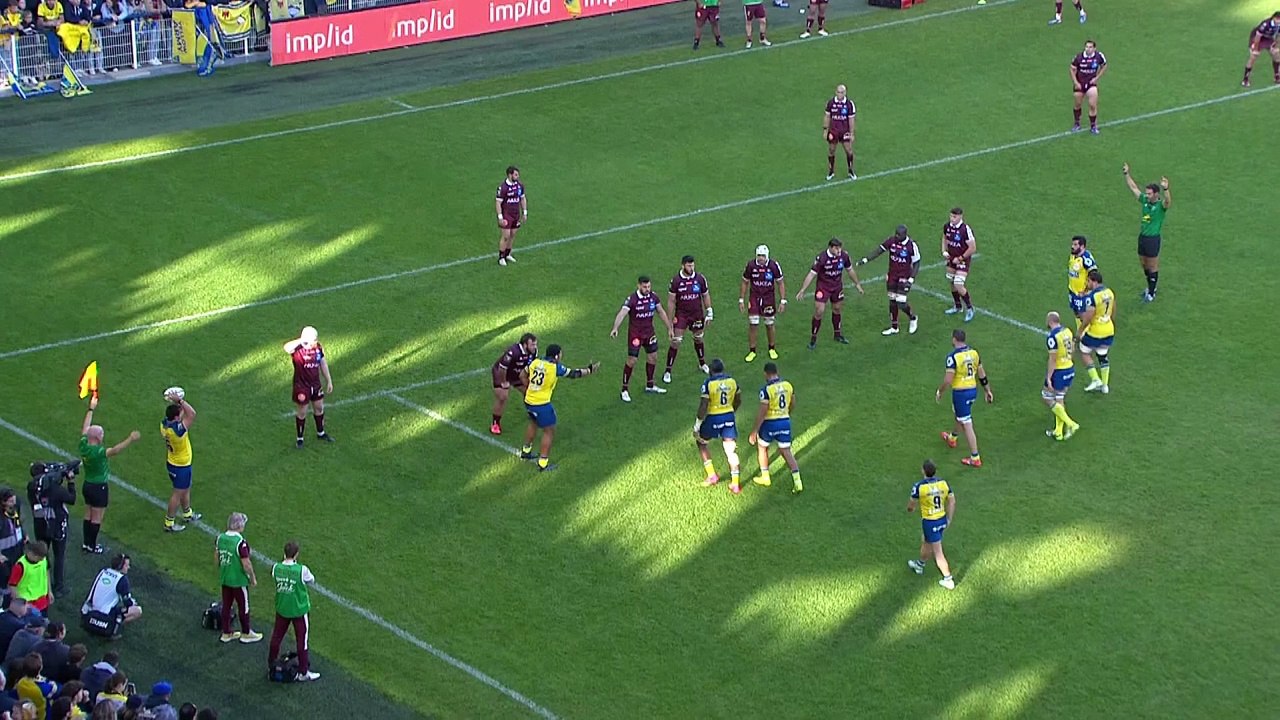 TOP 14 - Essai de Léon DARRICARRERE (ASM) - ASM Clermont - Union Bordeaux-Bègles
