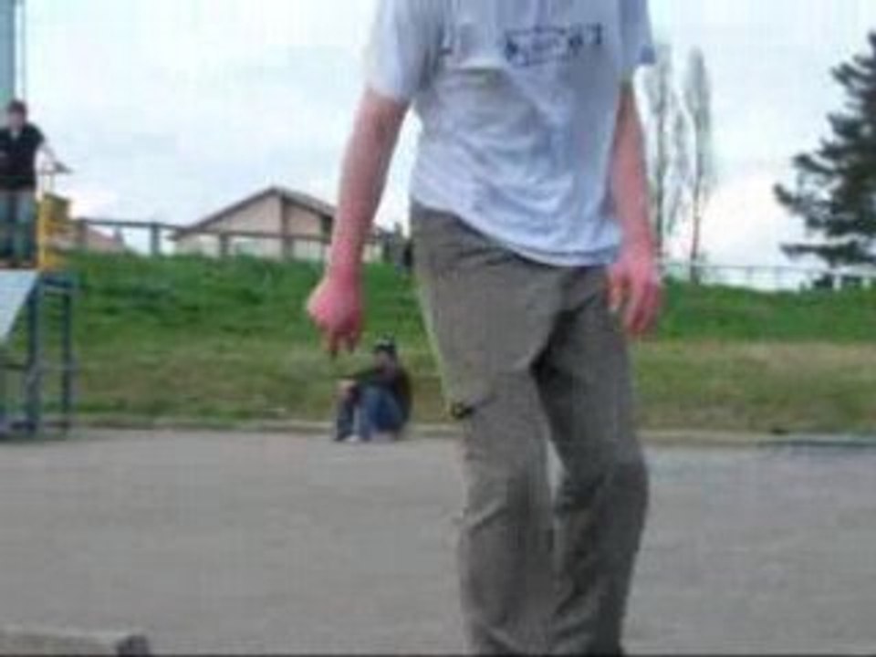 Darieu, 2 heelflip enchainés