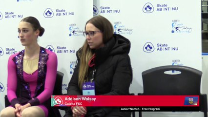 Junior Women Free Program - 2025 Skate AB l NT l NU Sectional Championships