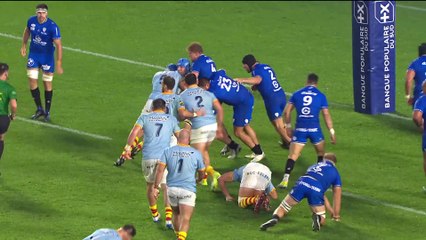 TOP 14 - Essai de Eneriko BULIRUARUA (USAP) - USA Perpignan - RC Vannes