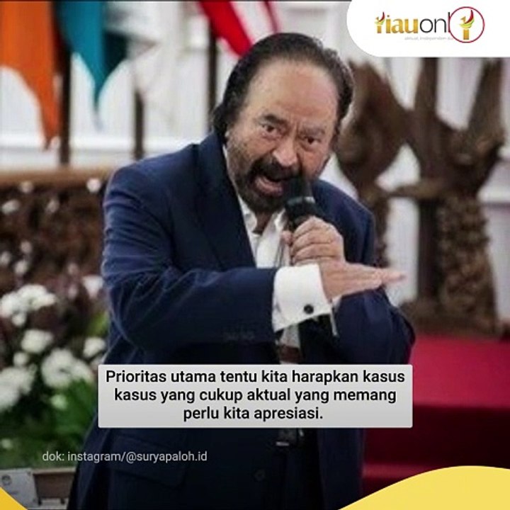 Surya Paloh Terkejut Tom Lembong Tersangka: Tak Ada Angin, Tak Ada Hujan