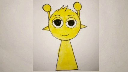 How to draw Simon incredible Sprunki