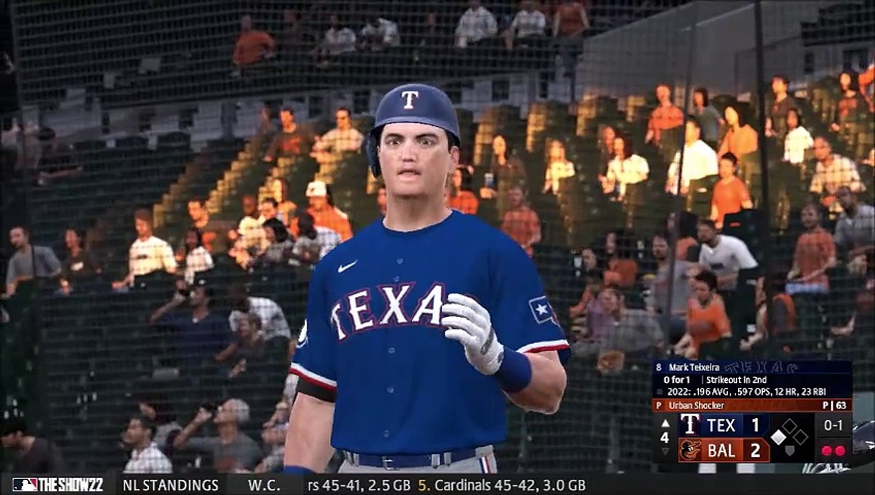 HOFBL Season 2: (7/6) Ken Williams, Frank Robinson wake O's Struggling offence (Rangers @ Orioles)