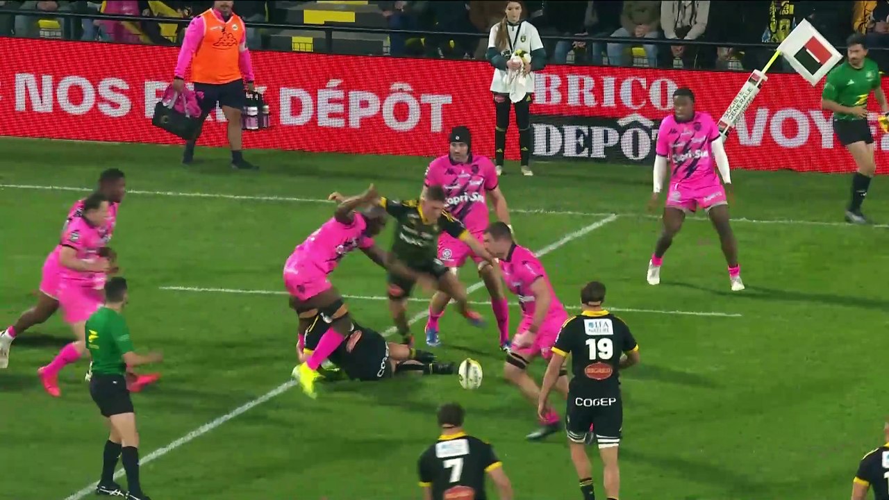TOP 14 - Essai de Will SKELTON (SR) - Stade Rochelais - Stade Français Paris