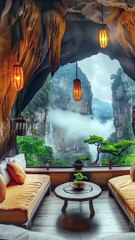 Relaxation and Rejuvenation Amidst Nature's Fury.