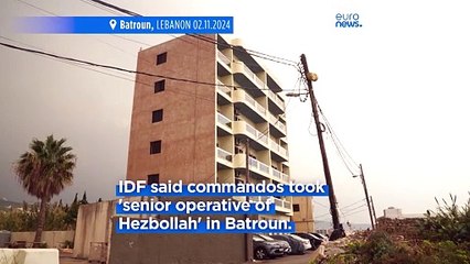 Israeli military abducts alleged Hezbollah naval ops official in north Lebanon sea raid