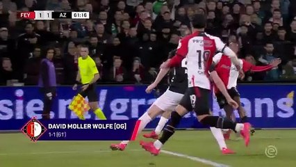 Feyenoord edge AZ Alkmaar in five-goal thriller