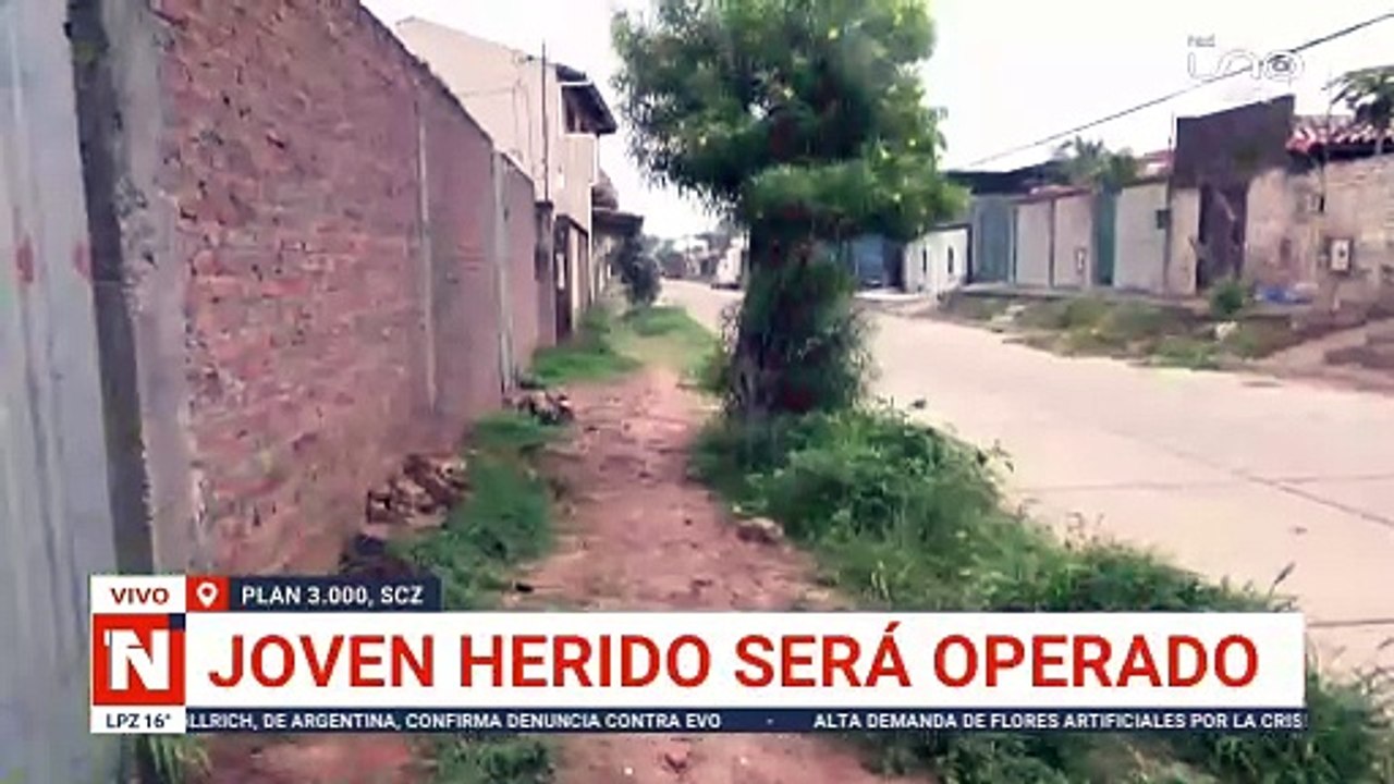 JOVEN HERIDO SERA OPERADO}