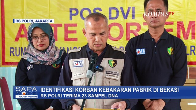 Identifikasi Korban Kebakaran Pabrik Minyak Goreng di Bekasi, RS Polri Terima 23 Sampel DNA