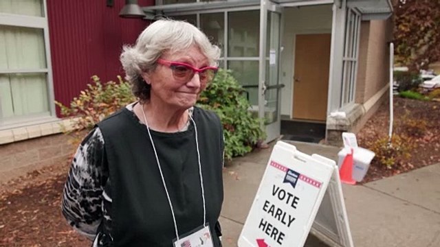Asheville residents vote in the aftermath of Hurricane Helene
