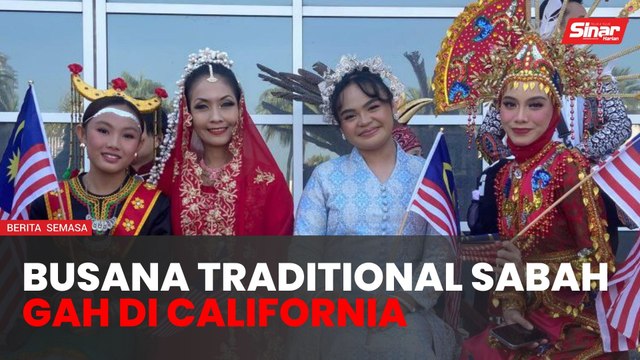 Busana tradisional Bisaya rekaan 'tukang jahit kampung' gah di pentas California