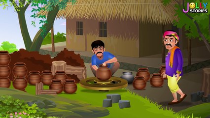 The Story of Three Pots English Moral Story __ Animated Moral Storie _ Fairy tales _ English Stories