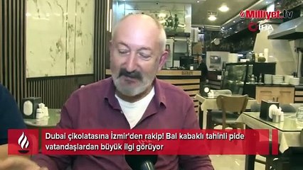 Dubai çikolatasına İzmir'den rakip! Bal kabaklı tahinli pide