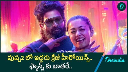 Pushpa 2 లో అల్లు అర్జున్ తో ఒకరు కాదు ఇద్దరు హీరోయిన్స్..| Oneindia Telugu