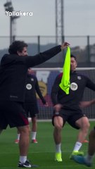 تدريبات برشلونة تتضمن لعبة