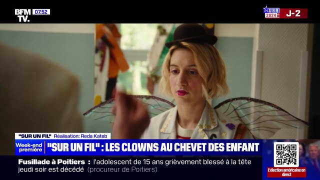 Dans Sur un fil , plongez dans l'univers des clowns d'hôpital, au chevet des enfants malades