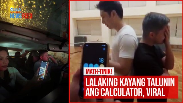 Math-tinik! Lalaking kayang talunin ang calculator, viral | GMA Integrated Newsfeed