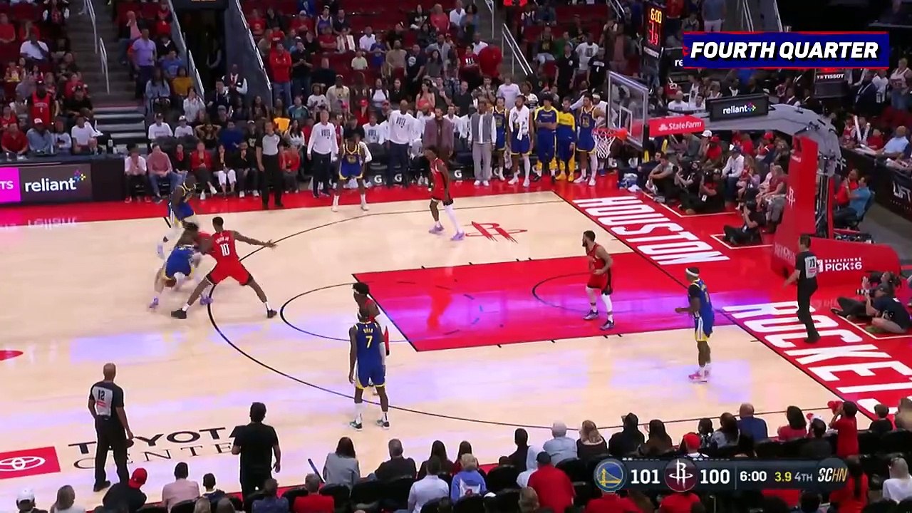 Curry-less Warriors hold on for OT win over Rockets