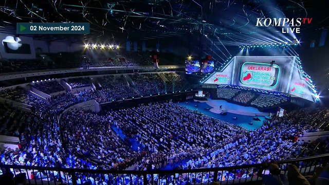 Ekspresi Titiek hingga Luhut saat Salaman dengan Presiden Prabowo di Gerakan Solidaritas Nasional