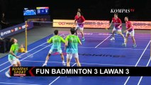 Pertama Kali di Indonesia, Pertandingan Badminton 3 Lawan 3 Jadi Tantangan Baru