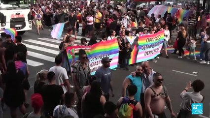 Thousands rally against Milei's 'discriminatory' laws at Argentina's LGBTQ march