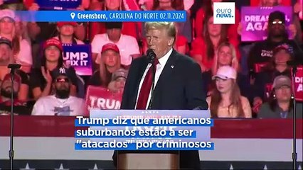Harris chama Trump de "instável", Trump avisa que Harris vai transformar os EUA num "campo de refugiados"