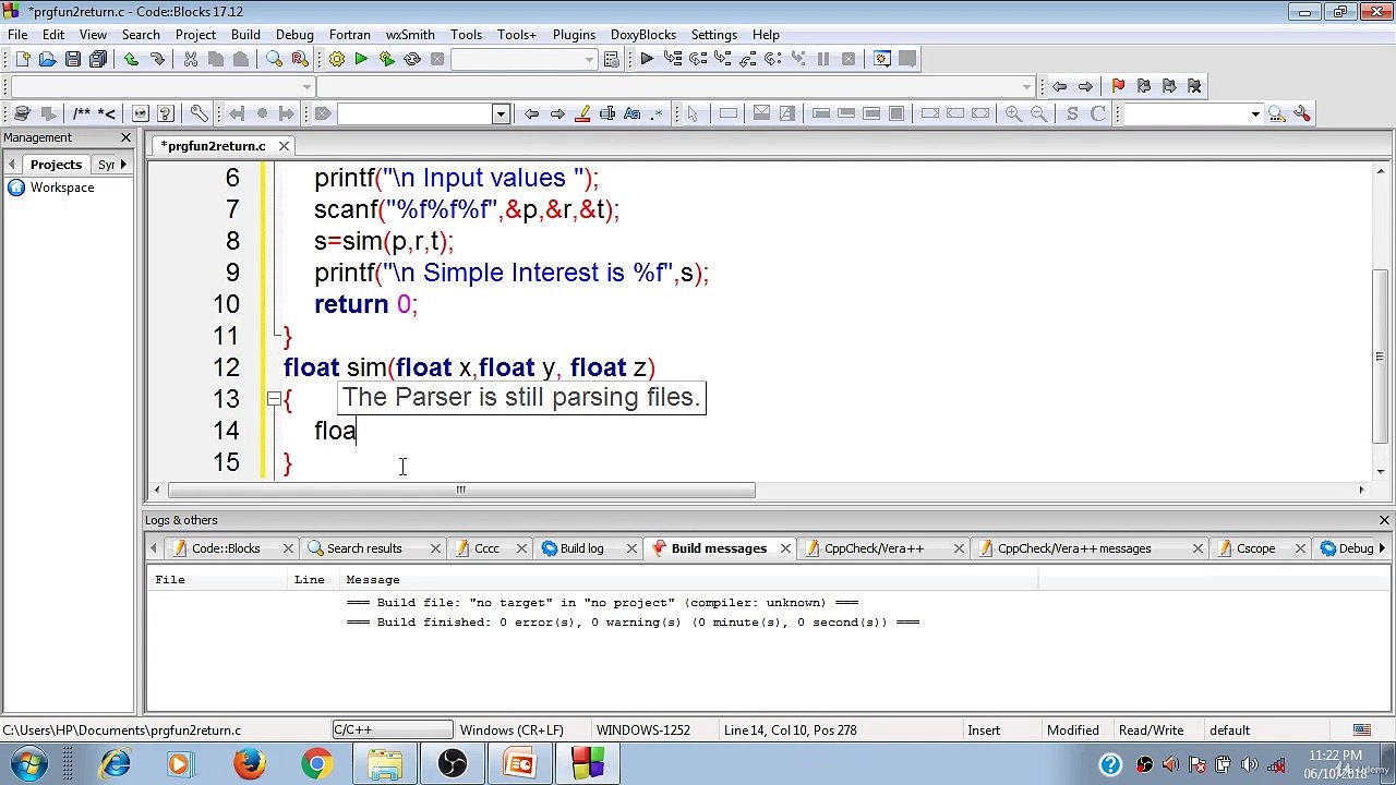 Learn Programming Technique C to Master Skills - Fourth Program of Function