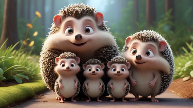 Sevimli Kirpiler Çocuk Şarkısı | kirpi şarkısı, Çocuk Şarkıları, Sevimli Hayvan Dostlar, çocuk video müzikleri, çocuk video şarkıları