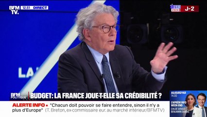Thierry Breton: "Notre pays n'a pas été gouverné avec la détermination qu'il faut"
